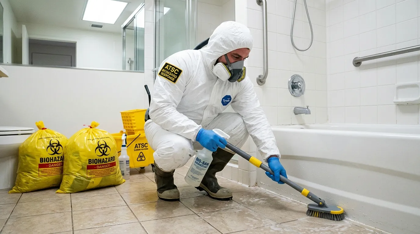 Decontamination equipment deployed for Blood Cleanup in Frankford